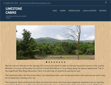 Tablet Screenshot of limestonecabin.com